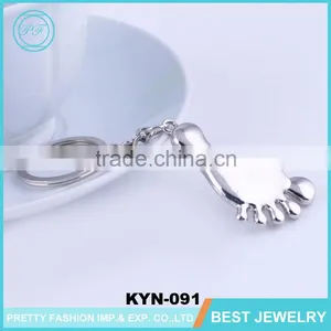 Wholesale Custom Promotional Gifts Key Ring Foot Shape Keychain thumbnail-1