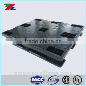Stackable HDPE Pallet Block, 1,200 Lb., 48 In. L, 40 In. W . 6 In .H With 7000lb Static Load Capacity thumbnail-1