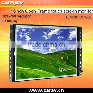 Hdmi Lcd 15" Open Frame Monitor With Resisitive Touch Screen, Capacitive or IR Touch Screen thumbnail-1