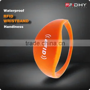 Printed Silicone Wristbands Provider RFID for Identifying thumbnail-1