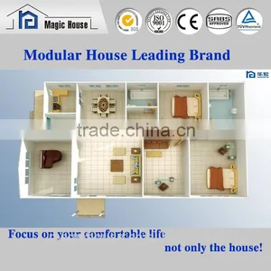 Wood Plastic Composite Wall Panel Easy Installation and Anti-UV Solar Panel / Lovely Design 3 Bedroom House Room Plan thumbnail-2