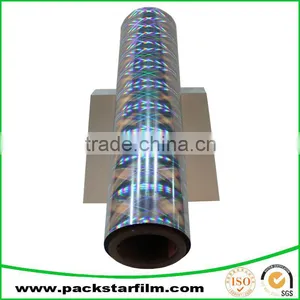 Supplier Wholesale Metallized Bopp Film With Stripe Effect thumbnail-5
