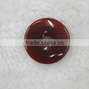 Wholesale Different Grade Red Agate Donut Gemstone thumbnail-1