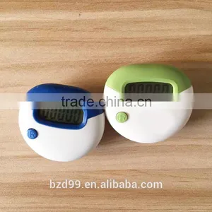 Manufacturer Bulk Promotion Portable Sport Walking Heart Shape Foot Counter Pedometer thumbnail-2