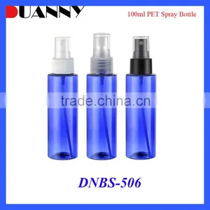 WHOLESALE 100 ML BLUE SPRAY BOTTLE, CUSTOM 100ML BLUE PET PLASTIC SPRAY BOTTLES thumbnail-4