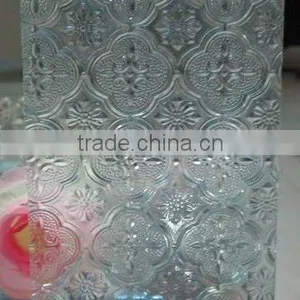 3-6mm Tinted Pattern Glass/decorative Glass /rain /flora Glass / Map /aqualite Nashiji Designed Pattern Glass thumbnail-3