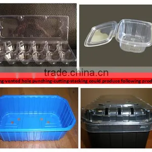 APT-540/760 Automatic Plastic Vacuum Pressure Thermoforming Machinery With Autostacker thumbnail-5