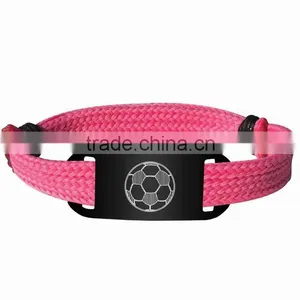Hot Sale Fibre Lace Rope Wrist Strap Bangle in China Shenzhen thumbnail-1