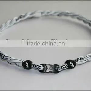 Hot Selling Two Rope Chicago White Sox Necklace thumbnail-1