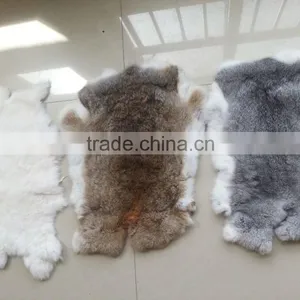 100% Genuine Rabbit Fur Skin for Garment Accessories thumbnail-1