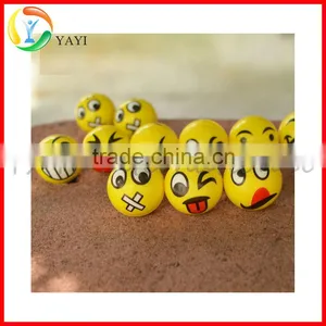 Hand Wrist Finger Exercise Stress Relief Happy Face PU Squeeze Ball thumbnail-6