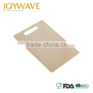 Eco Friendly Rice Husk Chopping Board Cutting Board With Silicone Meat Cheese Board Set thumbnail-1