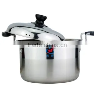 Large Size Home Utensils Stainless Steel Camping Cooking Pot in China thumbnail-3