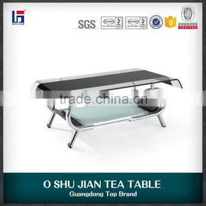 China Power Glass Tea Living Room Coffee Table Furniture SJ106B Quality Choice thumbnail-1