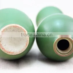Handmade Antique Turquoise Ceramic Flower Vase HY0557 thumbnail-5