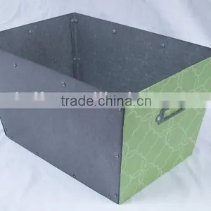 Appliqued Metal Zinc Storage Bins thumbnail-1