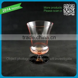 Hot Sale Goblet Glass Clear Water Juice Cup Milkshake Glass thumbnail-1