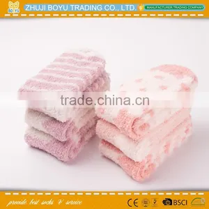BY-161605 High Quality Style Man &Woman Polyester Thermal Home Crew Cozy Sock thumbnail-1