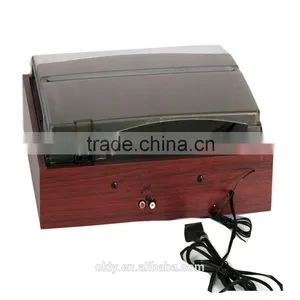 Retro 3 Speed Record Player/Turntable in Red - Radio Turntable thumbnail-2