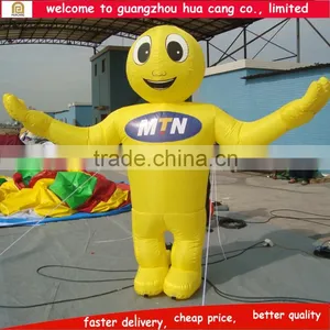 Hot Sale Inflatable Yellow Cartoon / Inflatable Yellow Character for Promotion / Advertising Inflatble Cartoon Character thumbnail-1