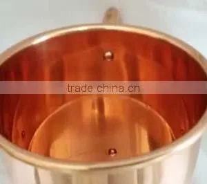 100% Copper Moscow Mule Mug - 22 Oz With Riveted Handle thumbnail-3