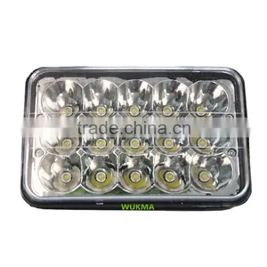 LED WM-1245D 4''x6'' 45W LED Headlamp Replacement 12V 24V Car Truck thumbnail-4