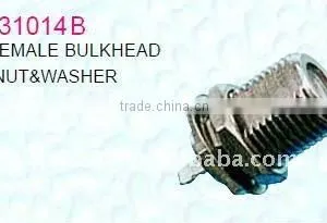Bulkhead F Female Connector With Nut and Washer Quality Choice thumbnail-1