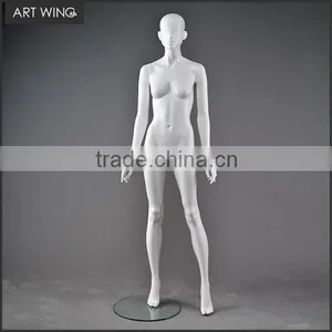 Sport Action Little Black Glossy Female Mannequin With Big Breast thumbnail-1