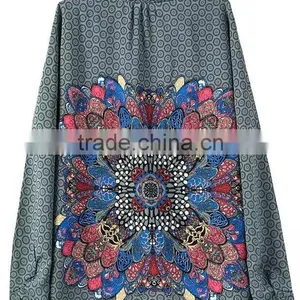 High Quality Wholesale Customaize Free Size Beach Kaftan Moroccan Tunic thumbnail-3