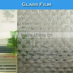 BL25 Self Adhesive Decorative 3D Glass Clear Window Tint thumbnail-6