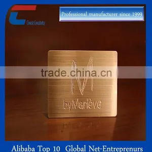 Brushed Business Gift Copper Metal Cards thumbnail-1