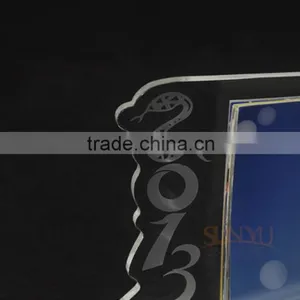 2016 Customized Plastic Clear Acrylic Table Calendar Design thumbnail-3