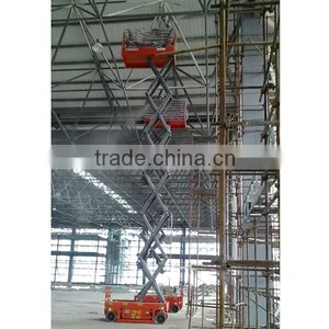 16m Self Propelled Battery Hydraulic Scissor Lift thumbnail-1