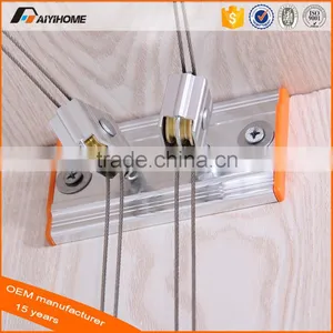 2016 New Arrival Ceiling Mounted Aluminium Clothes Drying Rack, Hand Controller Rotate Lifting Clothes Rack thumbnail-5