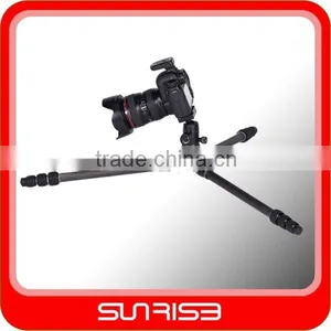 2014 Sunreise New Arrival Professional Carbon Fiber Camera Tripod With Ball Head thumbnail-3