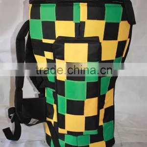 African Djembe Bags Deluxe Jamaican Patchwork Model thumbnail-2