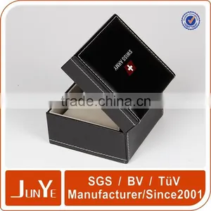 Velvet Insert Recycled Carton Watch Box Custom Logo thumbnail-3