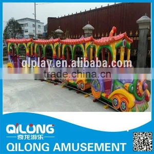 Newest Outdoor Amusement Park Electric Train thumbnail-1