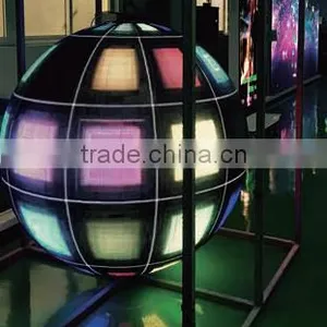 Ball Led Display Led Video Sphere,full Color Sphere Ballshape Led Display for Sale thumbnail-3