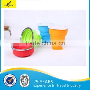 Travel Portable Silicone Folding Cup thumbnail-3