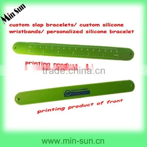 2013 Hot Selling Silicone Slap Bracelet for Promotional& Silicone Hand Bracelet. thumbnail-1