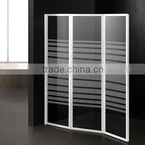 Bathroom Folding Glass Door Made in Pinghu 6593 thumbnail-3