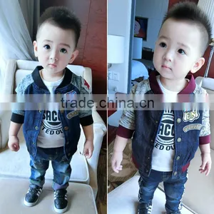 Casual Wear Kid Boy Clothes Frock Designs Children's Coat For Wholesale thumbnail-1