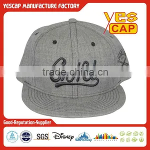 Embroidery Flat Bill Snapback Hats thumbnail-4