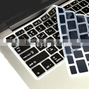 Arabic / English Silicone Keyboard Cover for Macbook Pro 13" 15" 17" thumbnail-3