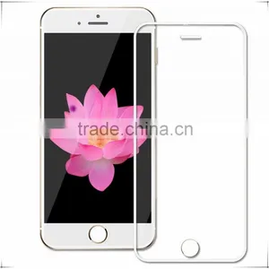 Titanium Alloy Full Cover Tempered Glass Screen Protector ,Clear 3D Curved Edge Tempered Glass Screen Protector for IPhone 6 thumbnail-4