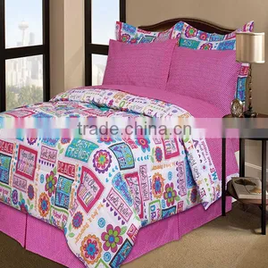 Queen Size Printed Polyester Comforter Set thumbnail-4