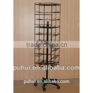 Four Sides Spinning Floor Hook Display From Direct Factory thumbnail-1