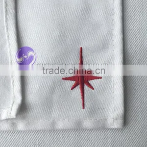 100% Cotton Fabric White Embroidered Dinner Cocktail Table Napkin thumbnail-3