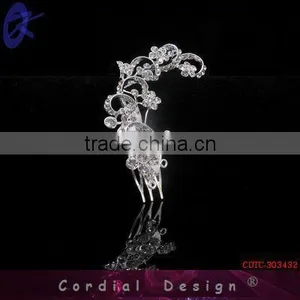 2013 Wedding Tiara Comb thumbnail-1
